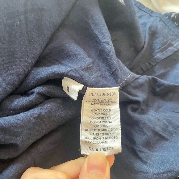 Ulla Johnson Blue Pattern Midi Dress - Picture 10 of 10